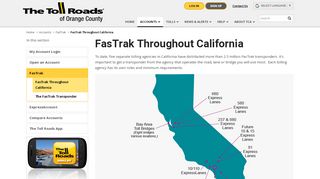 
                            10. FasTrak Throughout California | The Toll Roads