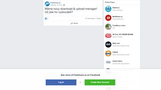 
                            2. Fastshare.cz - Máme novy download & upload manager! Už ...