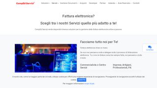 
                            2. Fatturazione Elettronica alla PA di CompEd Servizi