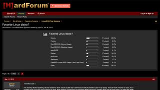 
                            6. Favorite Linux distro? | Page 2 | [H]ard|Forum