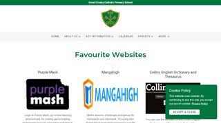 
                            5. Favourite Websites | Great Crosby Catholic Primary …