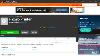 
                            8. Faxalo Printer download | SourceForge.net