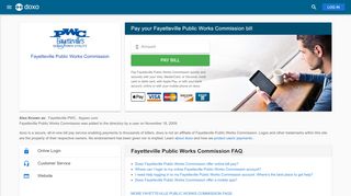 
                            7. Fayetteville Public Works Commission | Pay Your Bill ...