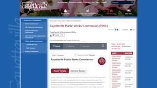 
                            3. Fayetteville Public Works Commission (PWC) | Fayetteville, NC