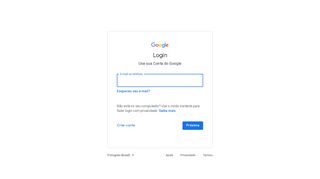 
                            3. Fazer login nas Contas do Google