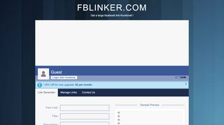 
                            8. FBlinker.com - Get a large facebook link thumbnail