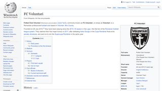 
                            2. FC Voluntari - Wikipedia