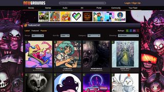 
                            3. Featured Art - Newgrounds.com