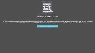 
                            2. Federal Aviation Administration: NOTAM Search