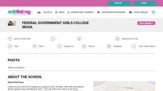 
                            4. Federal Government Girls College Ibusa - Edufirst