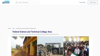 
                            6. Federal Science and Technical College, Ilesa, Osun. - Hotels.ng Places