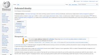 
                            5. Federated identity - Wikipedia