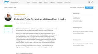 
                            6. Federated Portal Network, what it is and how it works. | SAP ...