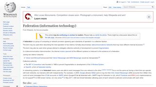 
                            4. Federation (information technology) - Wikipedia