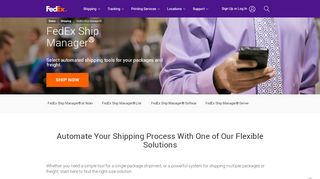 
                            2. FedEx Ship Manager