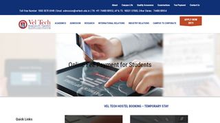 
                            5. Fee Payment for Students - Vel Tech