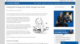 
                            7. Feeling Fat? Change Your Mind, Change Your …