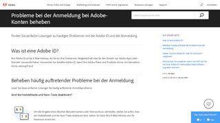 
                            6. Fehlerbehebung für die Anmeldung über das Adobe ID-Konto