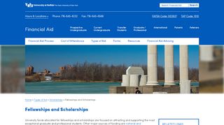 
                            3. Fellowships and Scholarships – Financial Aid