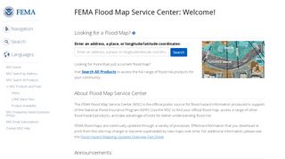 
                            2. FEMA Flood Map Service Center | Welcome!
