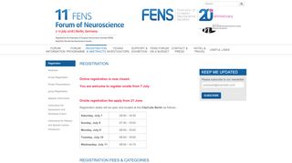 
                            5. FENS Forum 2018 - Registration