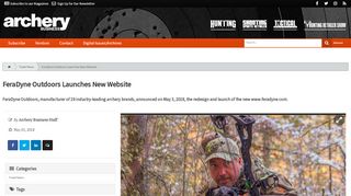 
                            3. FeraDyne Outdoors Launches New Website | Archery Business