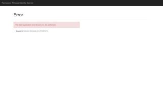 
                            1. Fernwood Fitness Identity Server