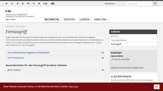 hochschule darmstadt portals log in