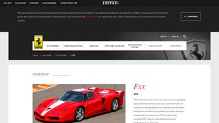 
                            9. Ferrari FXX (2005) - Ferrari.com