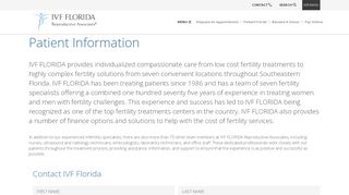 
                            5. Fertility Patient | IVF FLORIDA Infertility Treatment Center