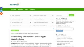 
                            7. Fflakmining.com Review – More Crypto Cloud …