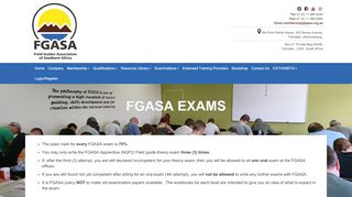 
                            8. FGASA Exams | FGASA