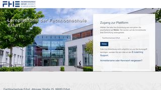 
                            1. FH Erfurt - eLearning-Plattform Moodle