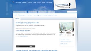 
                            1. FH-SWF Zentrale Lernplattform Moodle