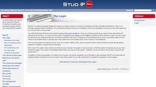 
                            6. FH Trier: Stud.IP-Nutzerdokumentation: The Login