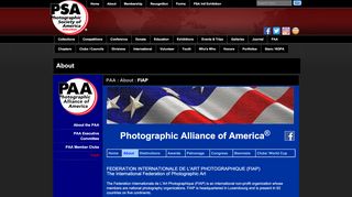 
                            8. FIAP | Photographic Society of America