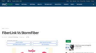 
                            7. FiberLink Vs StormFiber - INCPak