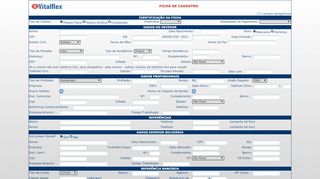 
                            3. Ficha Cadastral - Vitalflex