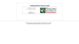 
                            7. Fickling Owner Access Login