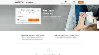 
                            5. FICO® Credit score for free | Discover Card