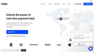 
                            8. Fidel – One API for linking bank cards to applications, globally