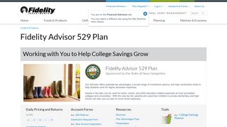 
                            5. Fidelity Advisor 529 Plan - Fidelity Investments