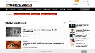 
                            5. Fidelity FundsNetwork - Professional Adviser