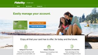 
                            2. Fidelity® Rewards Visa Signature® Credit Card