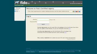 
                            7. Fido Portal Login