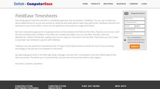 
                            2. FieldEase - Timesheets - ComputerEase Software