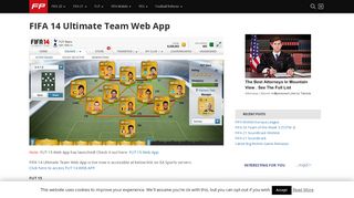 
                            1. FIFA 14 Ultimate Team Web App – FIFPlay
