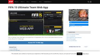 
                            3. FIFA 15 Ultimate Team Web App – FIFPlay