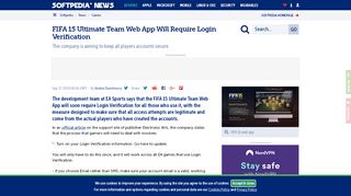 
                            11. FIFA 15 Ultimate Team Web App Will Require Login Verification