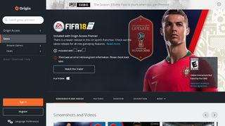 
                            11. FIFA 18 for PC | Origin